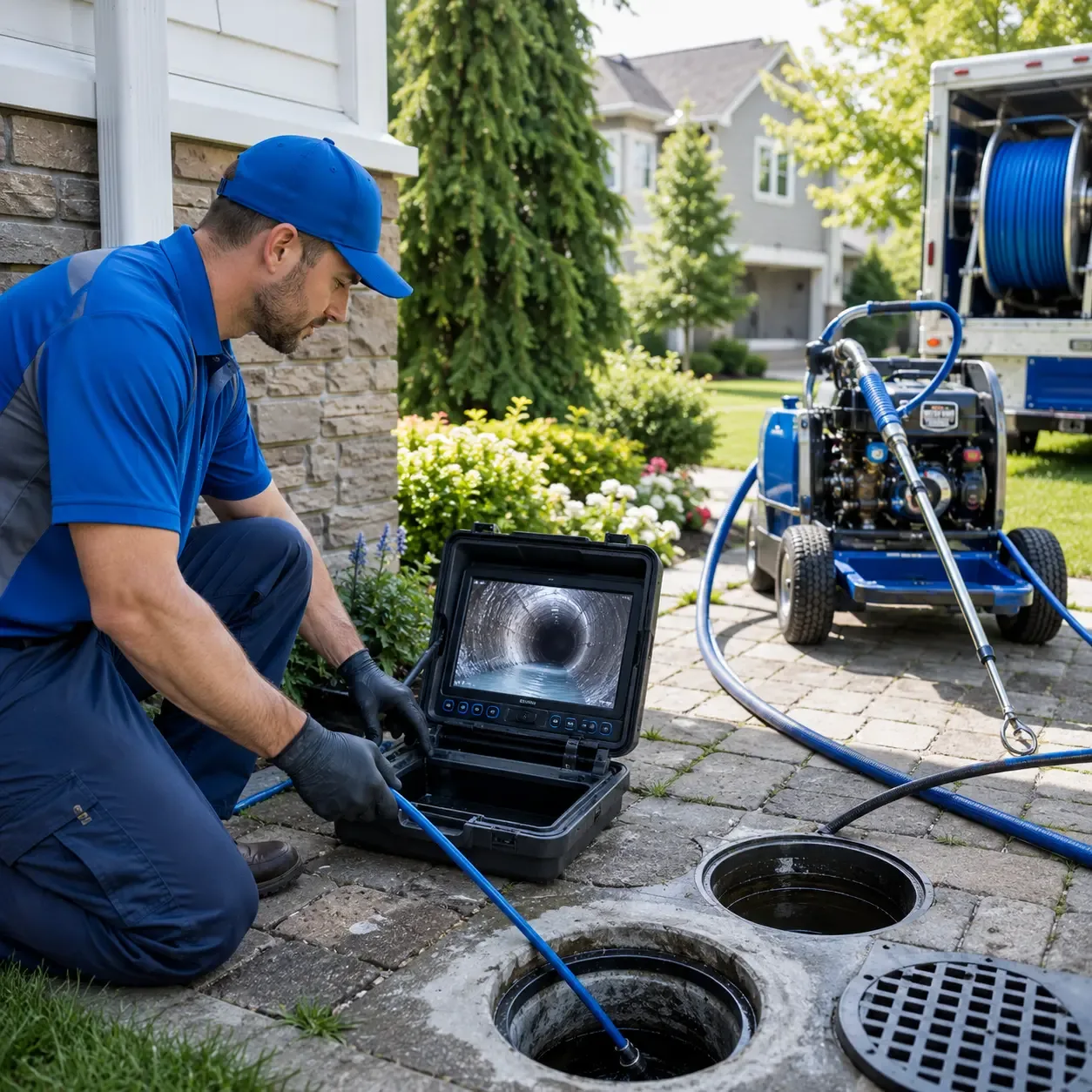 Outdoor drain cleaning professionals serving West Haven, CT